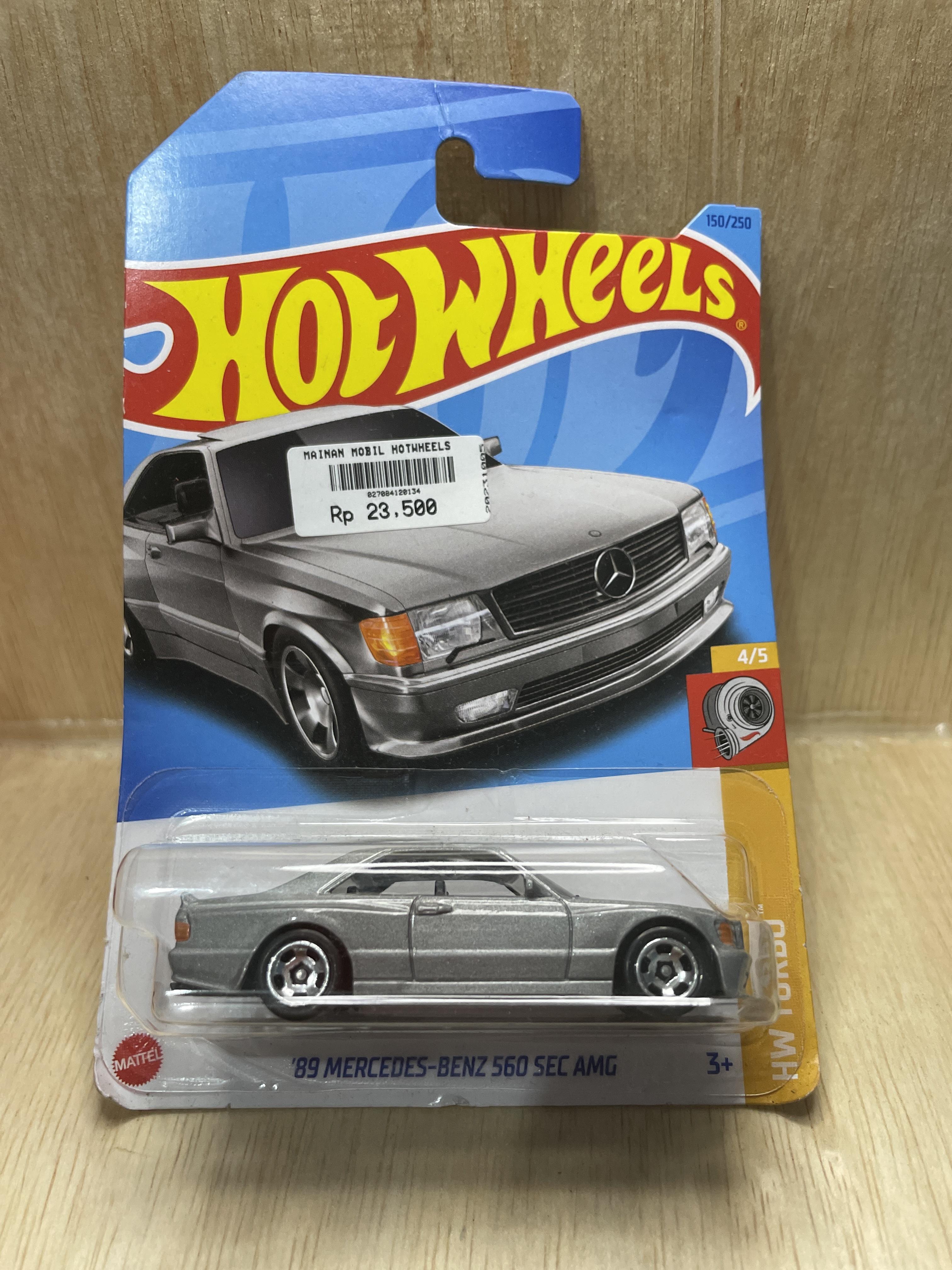 89 Mercedes-Benz 560 Sec AMG Silver - Hot Wheels