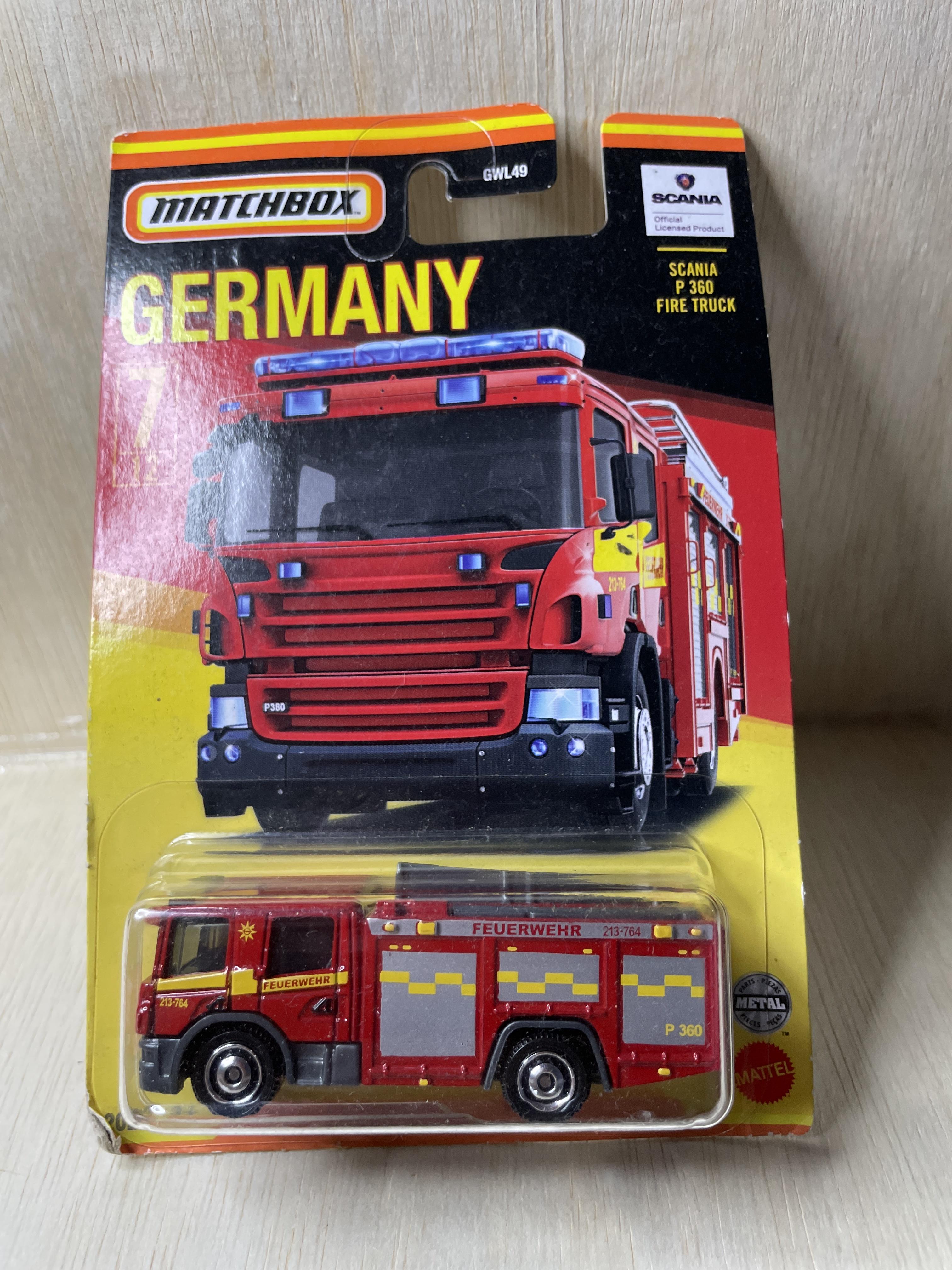 Scania P360 Fire Truck - Matchbox